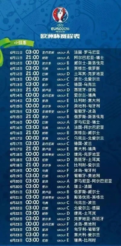 今日欧洲杯最新赛程 今日欧洲杯赛程比赛-第2张图片-www.211178.com_果博福布斯